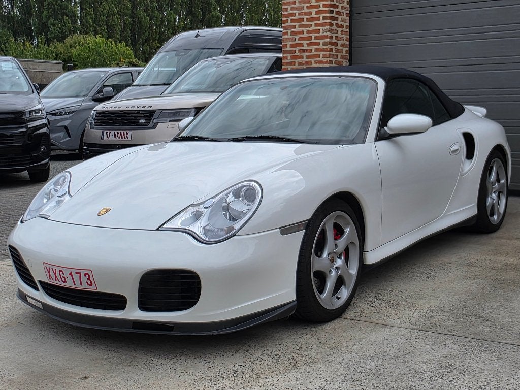 Porsche 996 Turbo - Cabrio - Belgische wagen - 2004, Cuir, Système audio, Achat, Entreprise