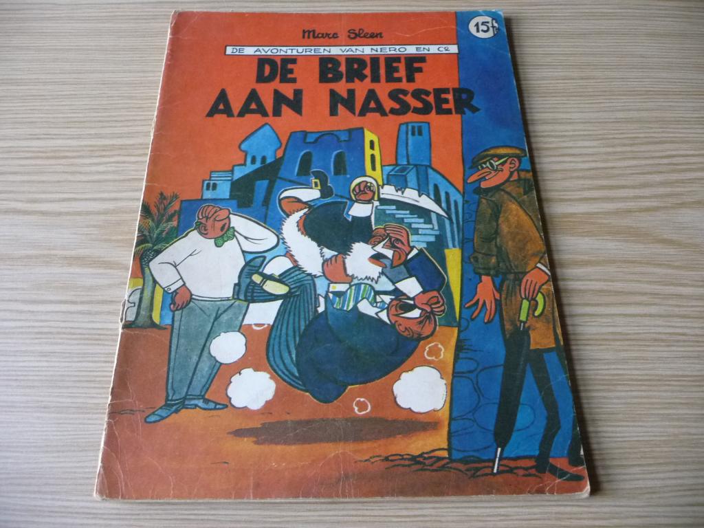 Nero - De brief aan Nasser - Eerste druk, Enlèvement ou Envoi, Marc Sleen, Une BD, Utilisé