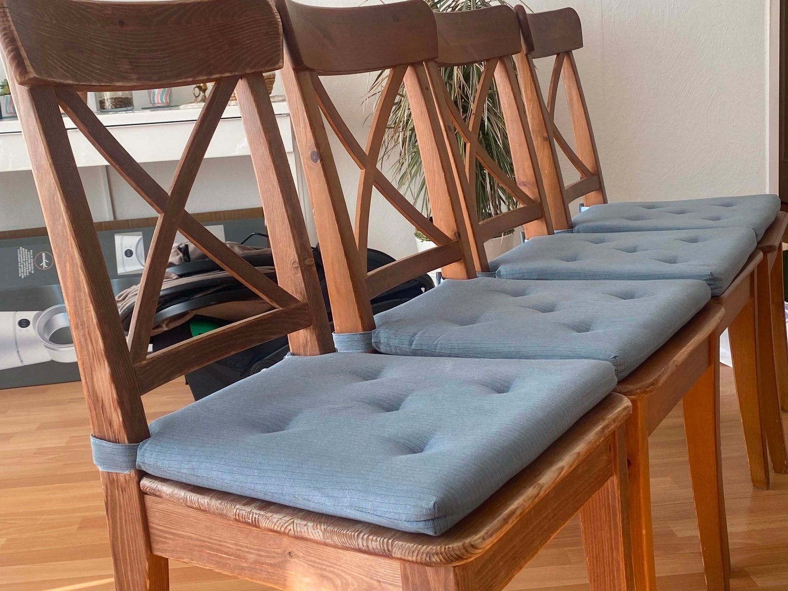 6 Chaises IKEA Ingolf, Maison & Meubles, Chaises, Utilisé, Cinq, Six Chaises ou plus, Bois, Brun, Enlèvement