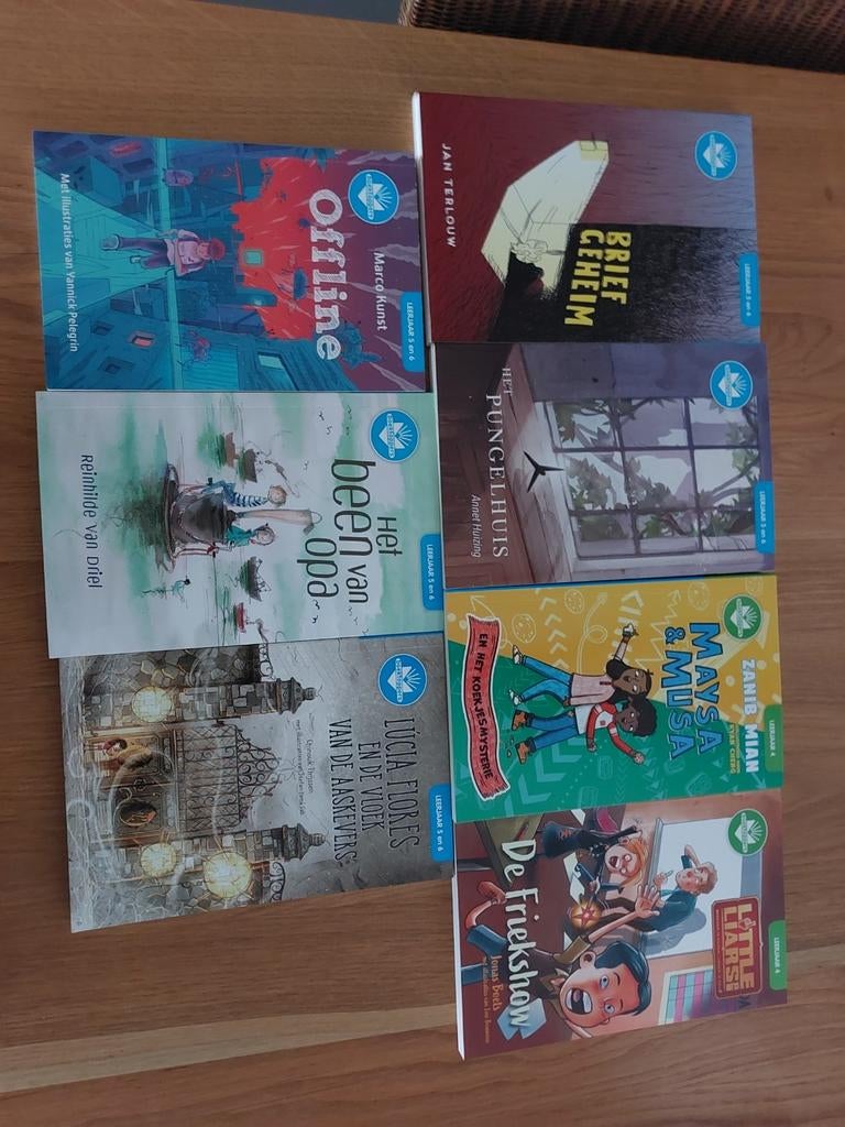 Leesboeken 4de tot 6e leerjaar, Boeken, Ophalen