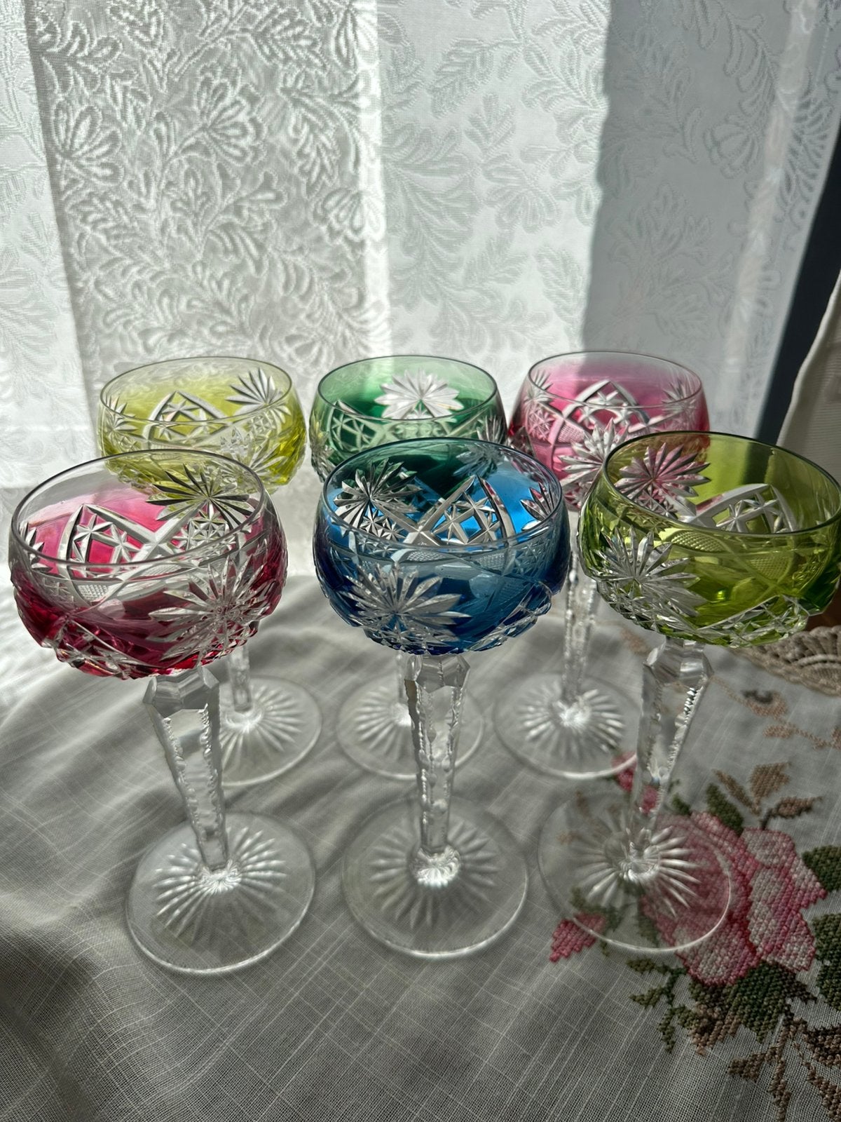 VSL kristal munster glazen, Antiek en Kunst, Ophalen of Verzenden