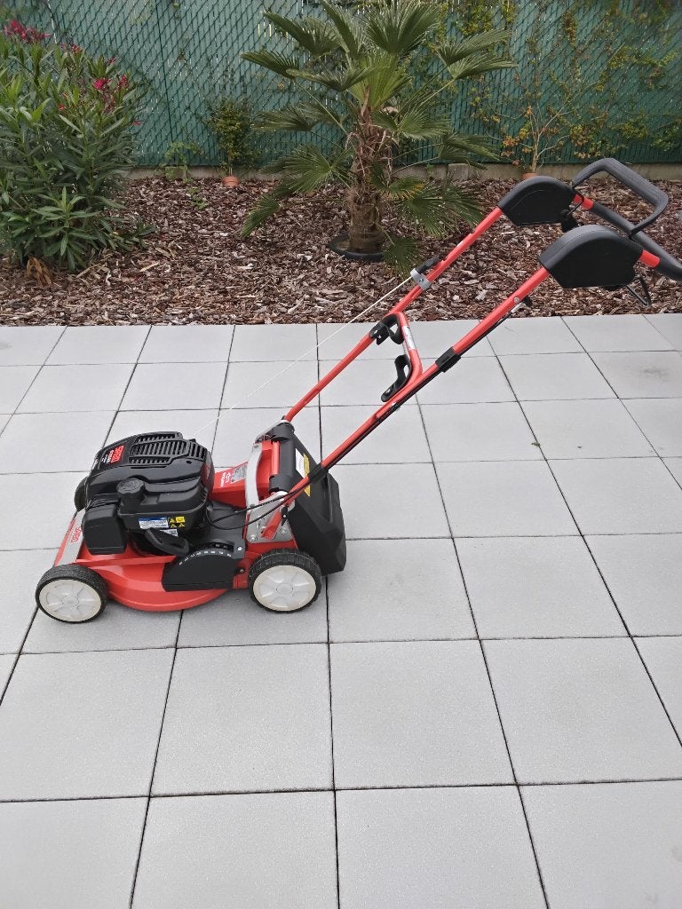 Benzine grasmaaier zelftrekker, Tuin en Terras, Cirkelmaaier, Benzine-grasmaaier, 40 t/m 49 cm, Ophalen