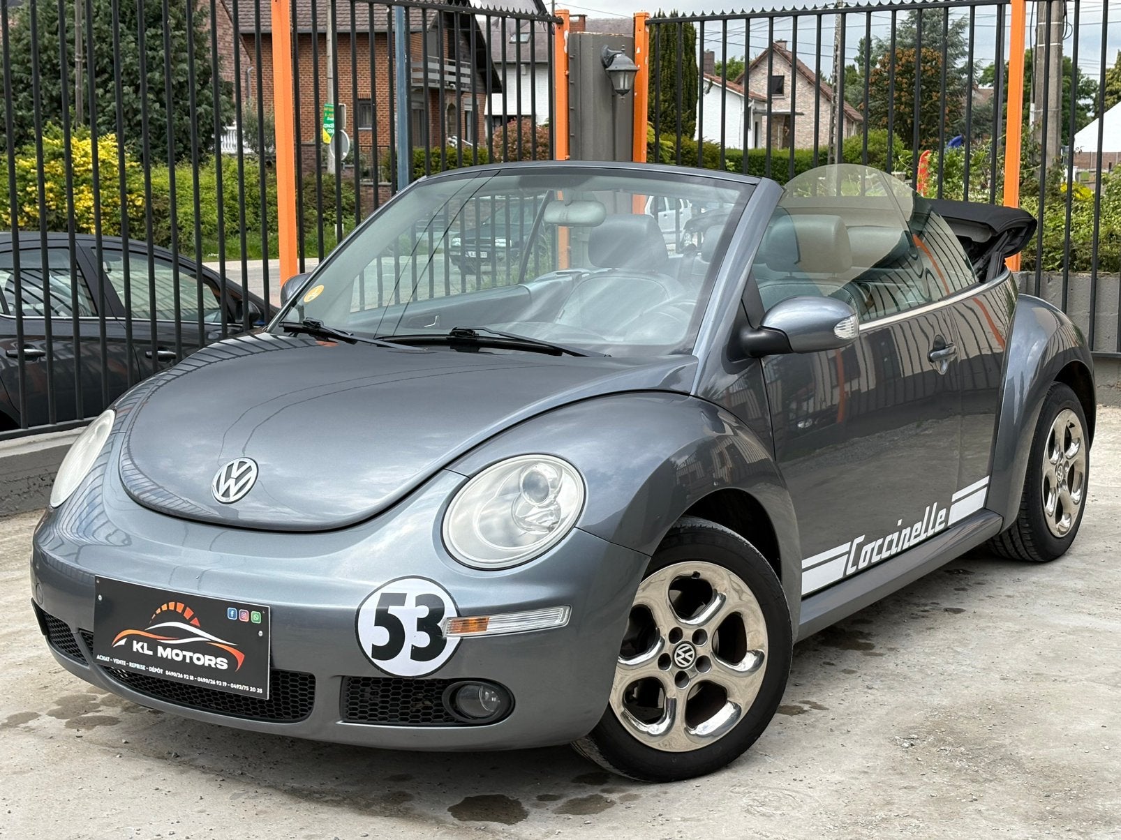 VOLKSWAGEN BEETLE COCCINELLE CABRIOLET 1.9 TDI 105CV 2007, Auto's, Voorwielaandrijving, Cabriolet, Leder, Bedrijf