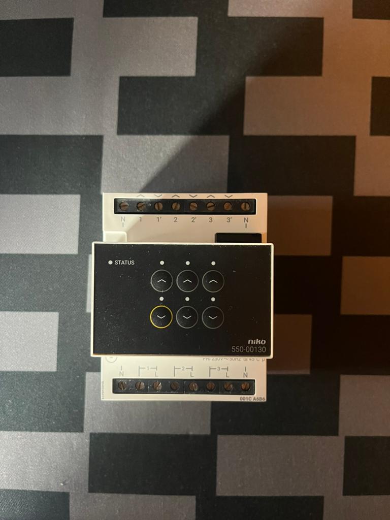 Niko Home Control motormodule 550-00130–rolluiken/zonwering, Ophalen, Nieuw, Overige typen