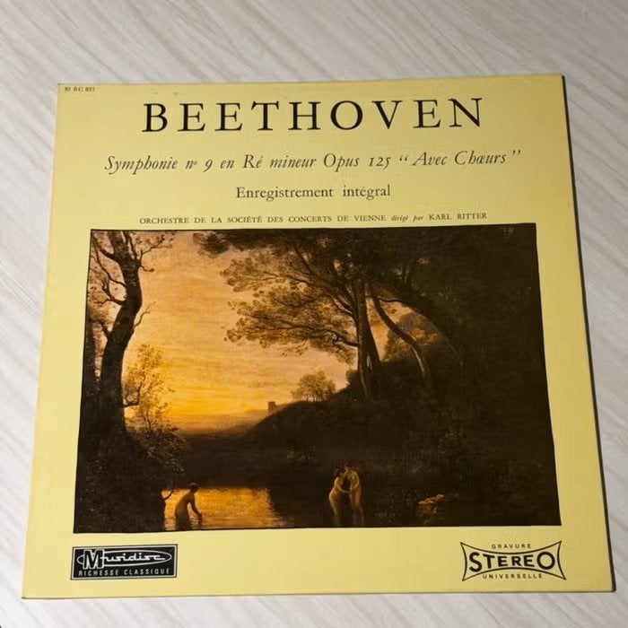 Beethoven - Symfonie nr. 9 Choral LP, Cd's en Dvd's, LP, Gebruikt, Symfonie, Ophalen of Verzenden