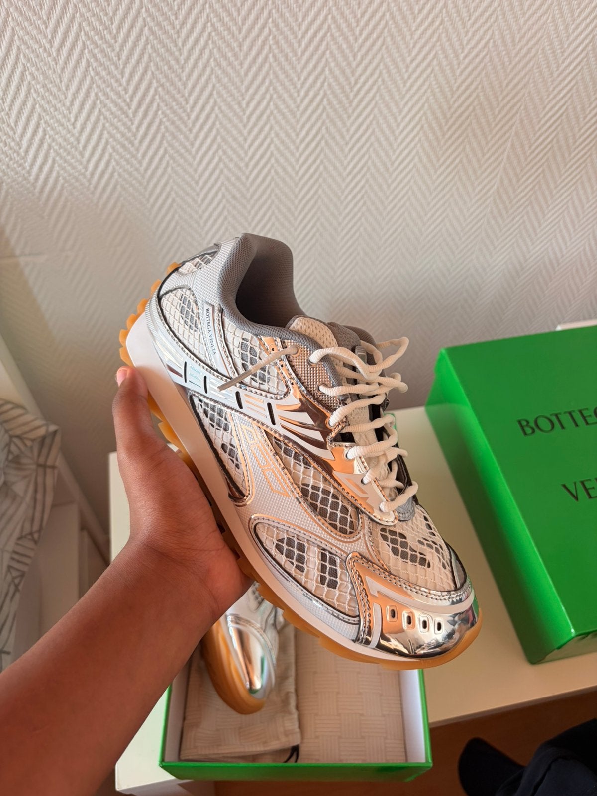 Bottega veneta orbit, Vêtements | Hommes, Chaussures, Enlèvement ou Envoi, Chaussures à lacets, Comme neuf, Blanc