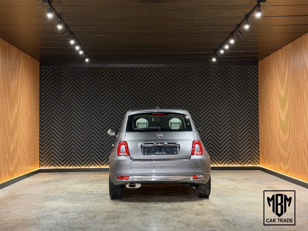 ✅ Fiat 500 1.2i Lounge GARANTIE Navi Pano Airco Parksensoren, Auto's, Stof, 4 cilinders, 115 g/km, Bedrijf