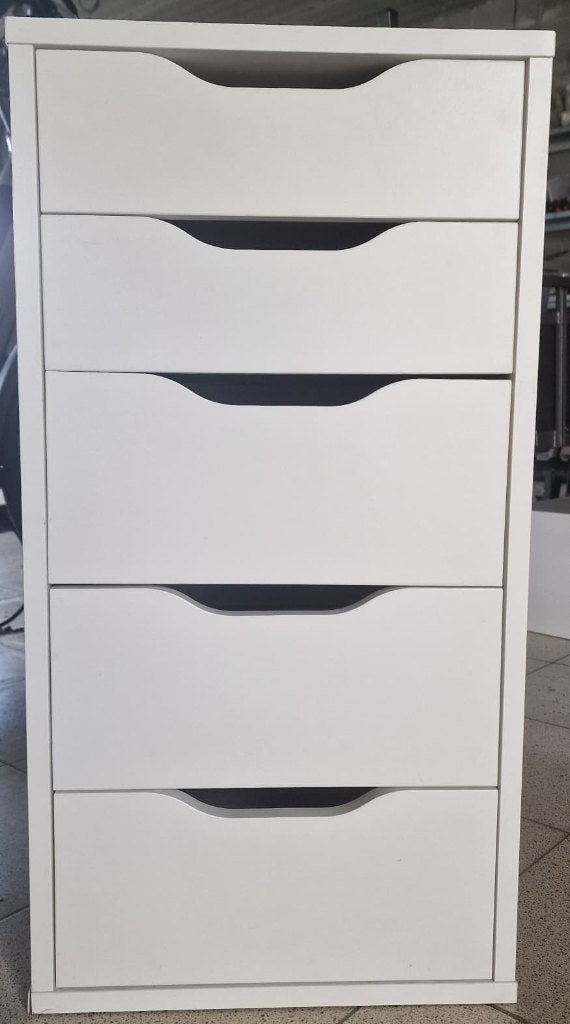 Meuble à tiroirs Ikea ALEX avec tiroirs, blanc, 36 x 70 cm, Maison & Meubles, Armoires | Commodes, 5 tiroirs ou plus, Moins de 100 cm