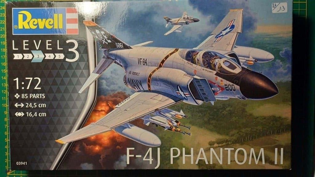 Maquette avion Revell F-4J Phantom II 1/72, Hobby & Loisirs créatifs, Enlèvement, Neuf, Avion, Revell