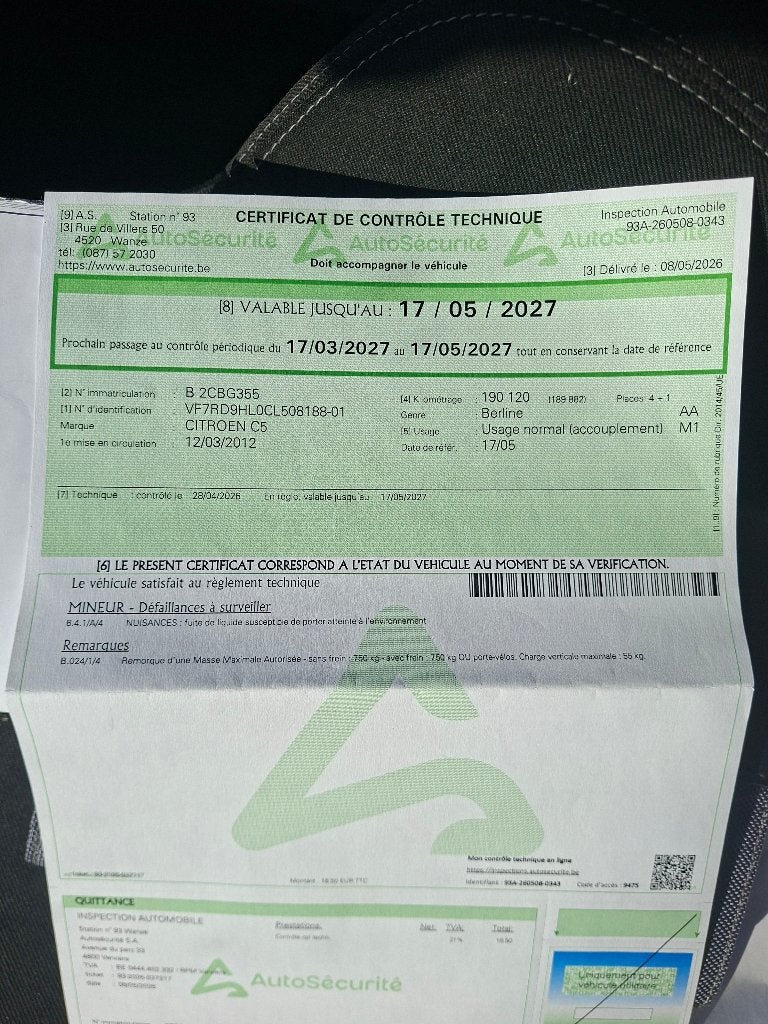 Citroën C5, Auto's, 4 deurs, Zwart, Overige bekleding, Zwart