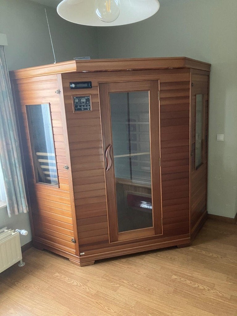 Infraroodcabine Mitra ZH9315, Sport en Fitness, Ophalen, Zo goed als nieuw, Infrarood, Complete sauna