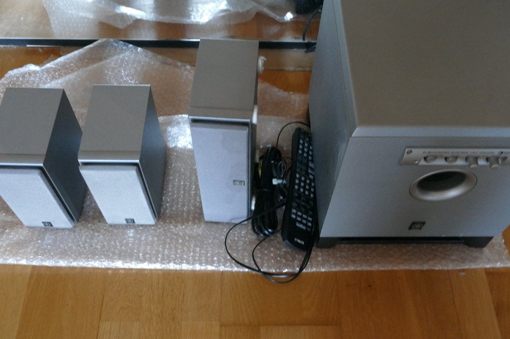 Yamaha Home cinema set met luidsprekers woofer hifi, Overige merken, Gebruikt, Ophalen of Verzenden, 3.1-systeem