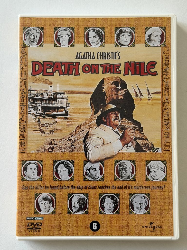 Agatha Christie's Death On The Nile (1978), 1960 tot 1980, Nederlands, Ophalen of Verzenden, Vanaf 6 jaar