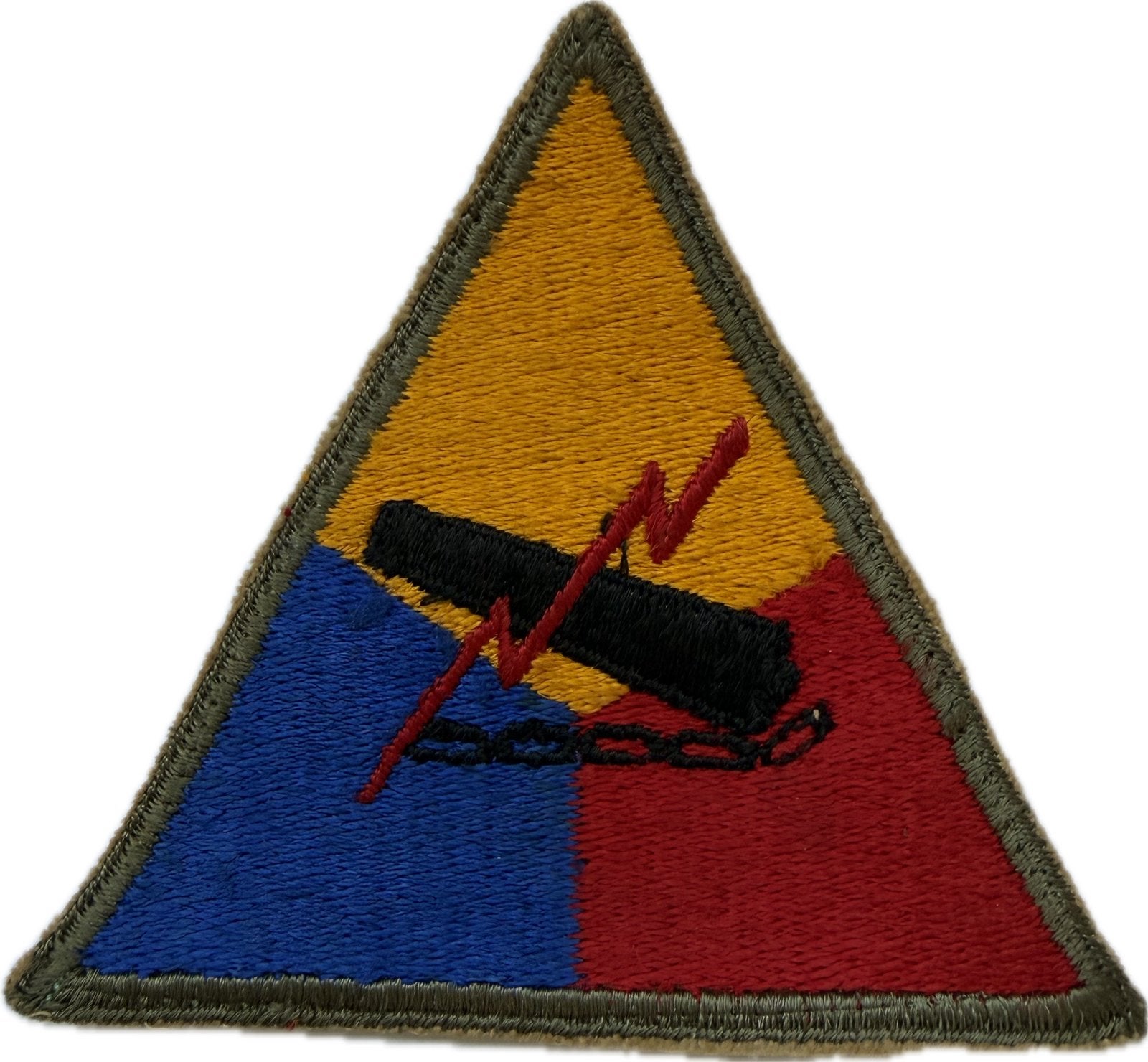 Patch US ww2 Armored HQ / Tank Battalion, Collections, Objets militaires | Seconde Guerre mondiale, Envoi