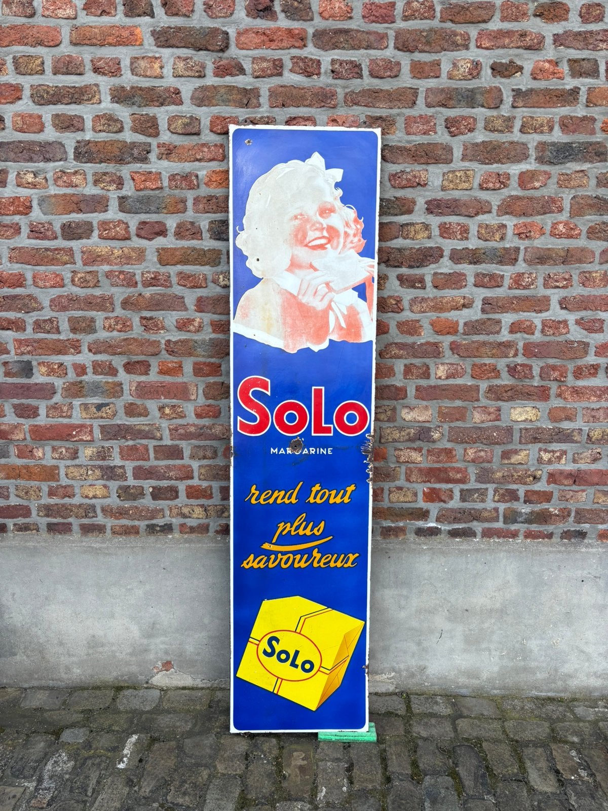 Emaille Solo, Enlèvement, Comme neuf, Panneau publicitaire