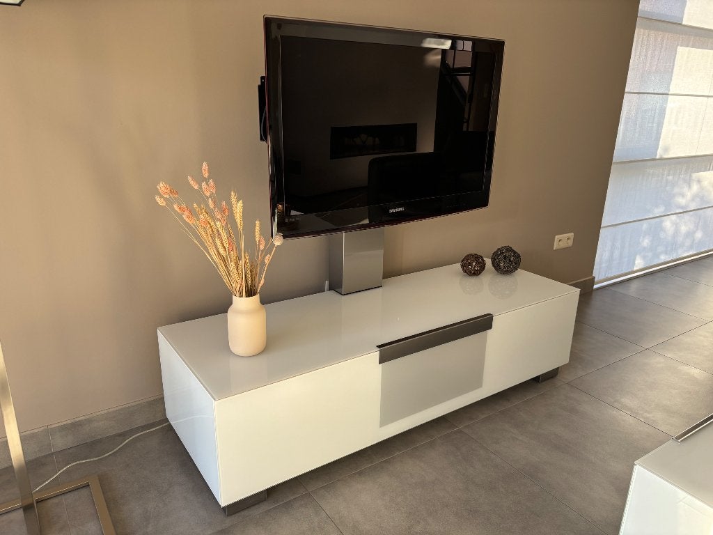 TV meubel+salontafel merk Munari Milano, Huis en Inrichting, Ophalen, 100 tot 150 cm, Minder dan 100 cm, 25 tot 50 cm