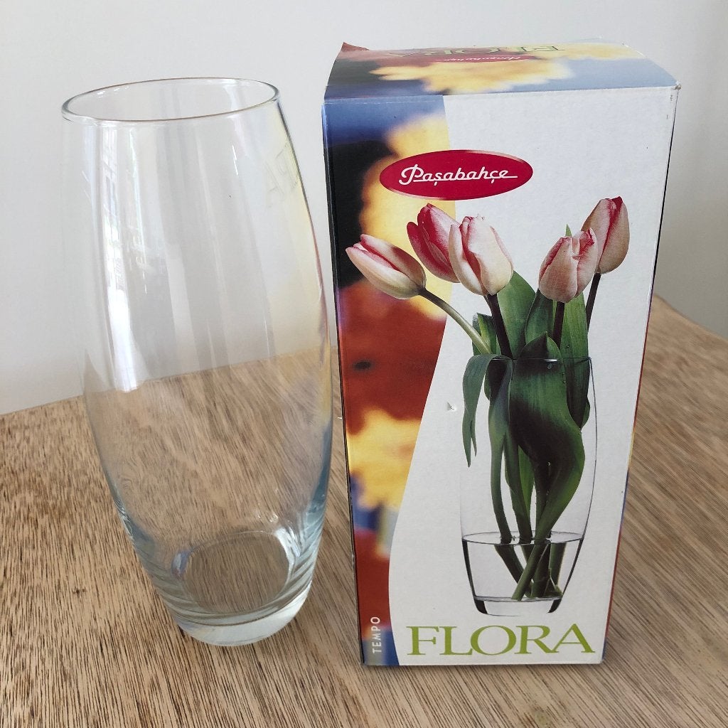 Glazen vaas, Ophalen, Zo goed als nieuw, Glas