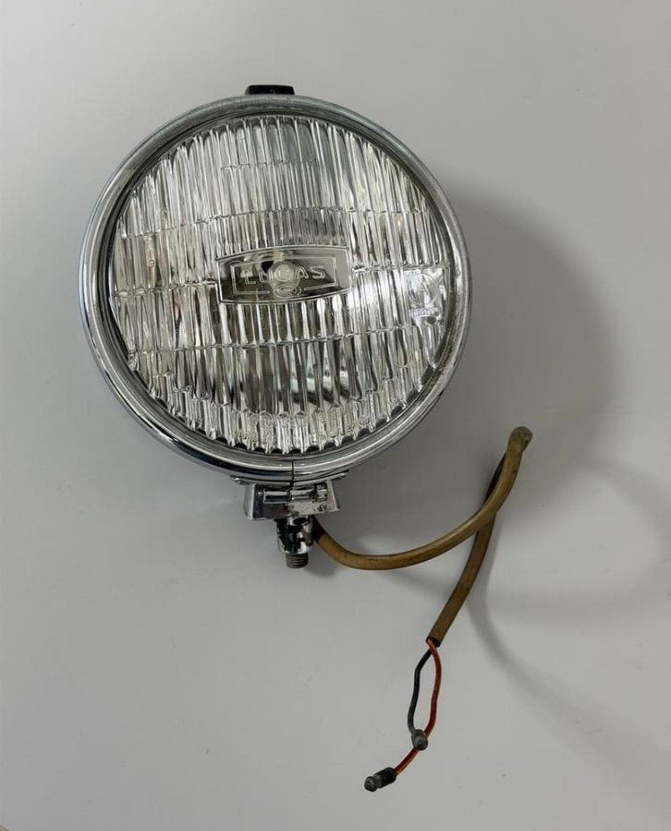 Lucas FT/LR6/9 Chrome Mistlamp Oldtimer Werkend verstraler, Ophalen of Verzenden, Gebruikt, Oldtimer onderdelen