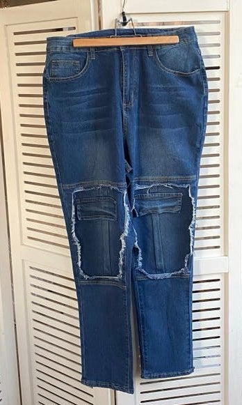 Jeans Shein Curve dames maat 1 XL, Verzenden, Zo goed als nieuw