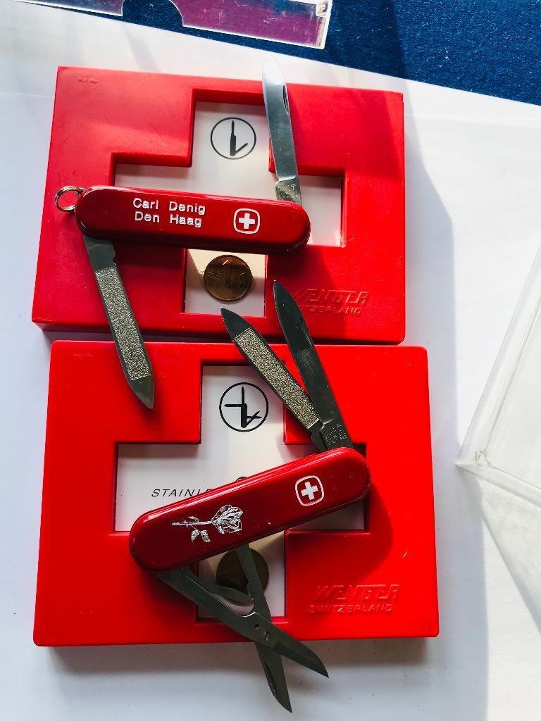 2x Wenger V.I.P. an outsider only 75mm With COIN en ROSE, Verzenden, Nieuw