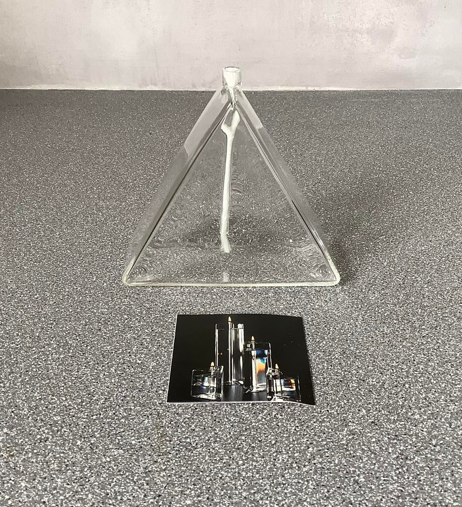 Lampe à huile en cristal avec mèche en fibre de verre, Enlèvement