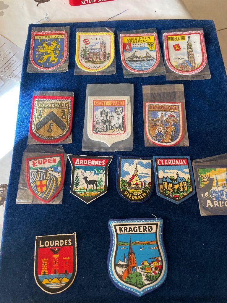 Verzameling embleems / patchen, Ophalen of Verzenden, Zo goed als nieuw