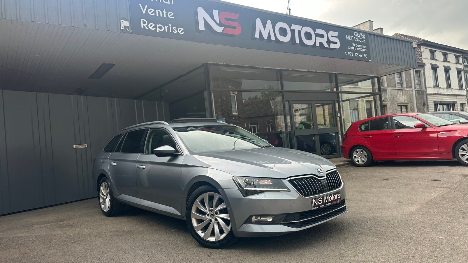 || Skoda superb boîte automatique ||, Cuir, Argent ou Gris, Achat, Euro 6