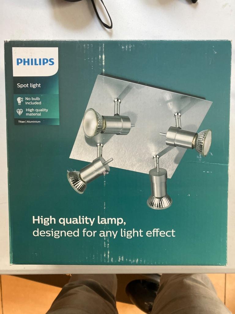 Philips Spot Light Titan Aluminium - Nieuw, Ophalen of Verzenden, Nieuw