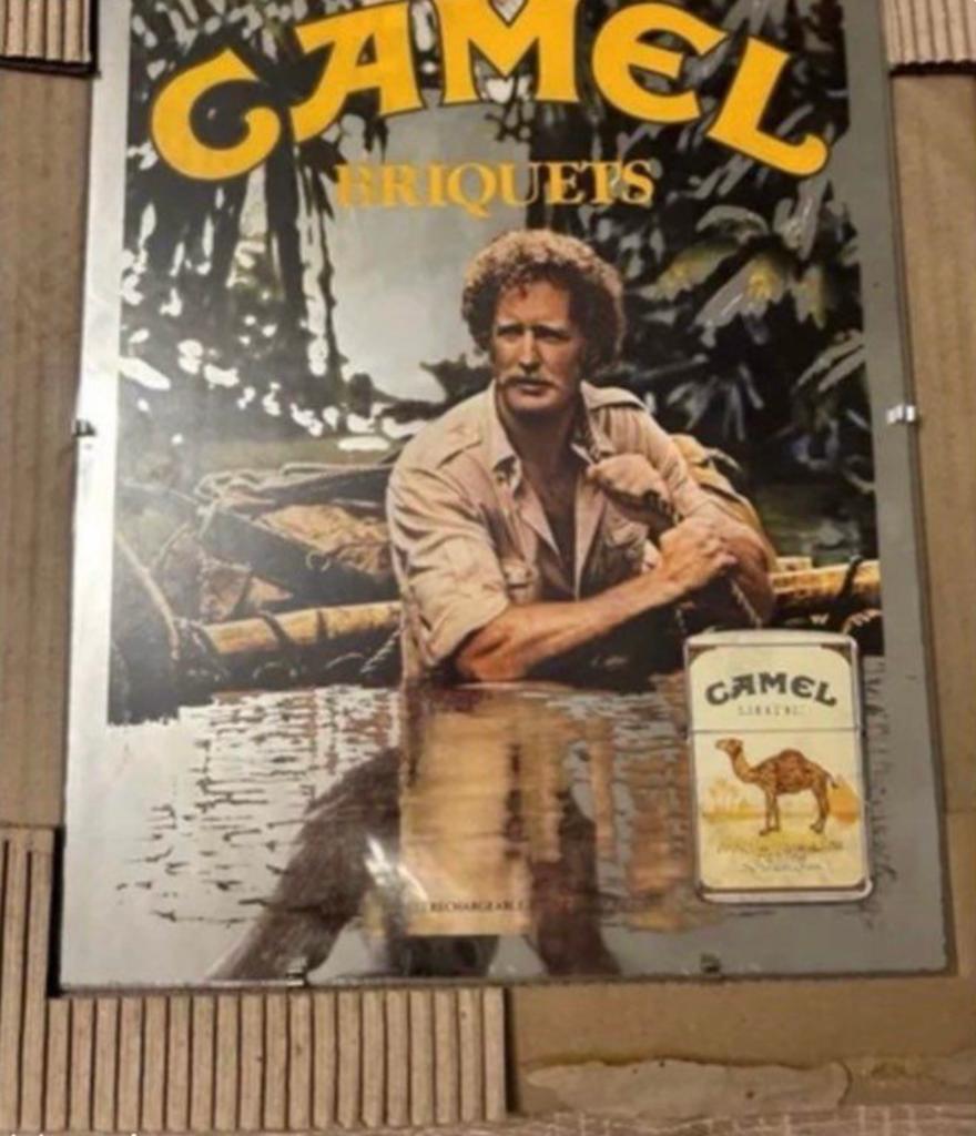 Vitrage publicitaire Camel Trophy, Enlèvement ou Envoi, Utilisé, Emballage