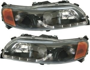 Volvo koplamp + hoek / zij lamp zwart Links en rechts set S6, Ophalen of Verzenden, Nieuw, Volvo