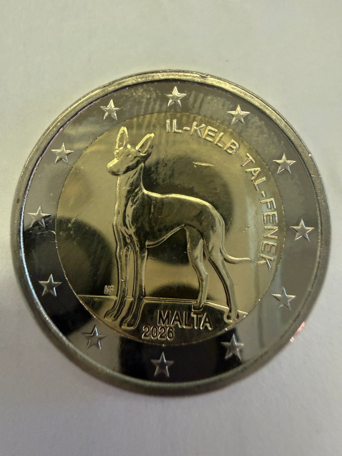 2 euro malta faraohond, Timbres & Monnaies, Monnaies | Europe | Monnaies euro, Enlèvement ou Envoi, Malte, 2 euros