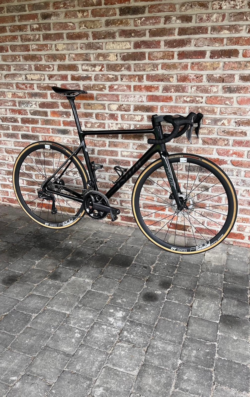 Isaac element cristal black., Fietsen en Brommers, Ophalen, Zo goed als nieuw, Carbon