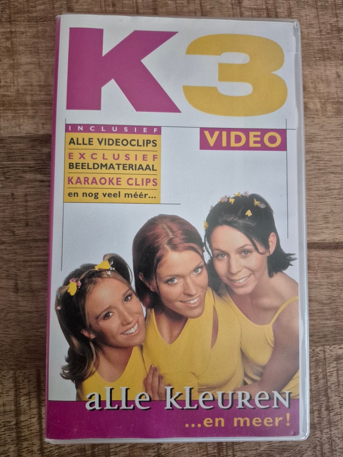 Vintage videoband "Alle kleuren" van K3 originals., Collections, Enlèvement ou Envoi, Comme neuf