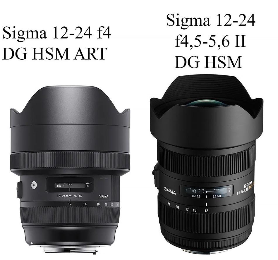 2 lenzen Sigma 12-24mm voor Canon EF (full frame), Enlèvement ou Envoi, Comme neuf, Objectif grand angle, Zoom