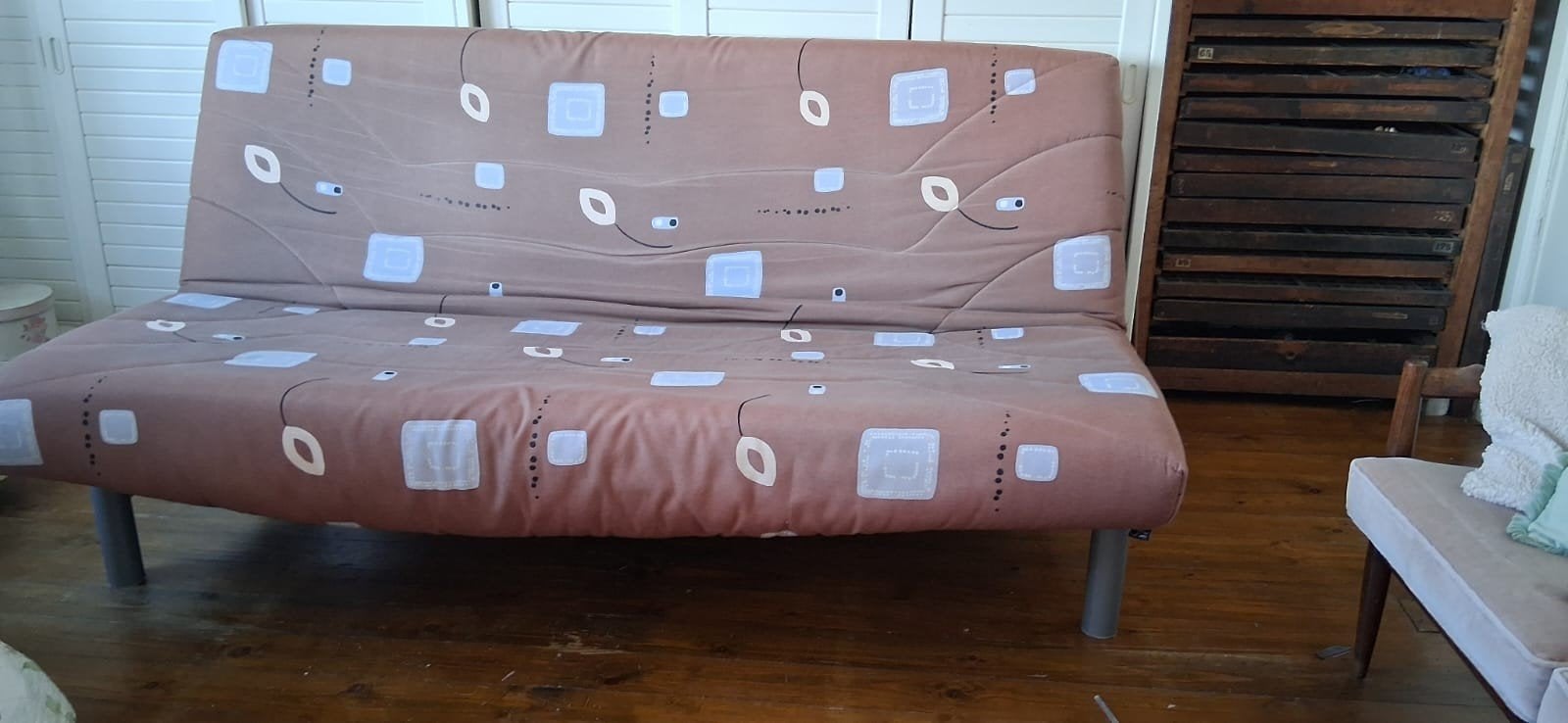 gratis slaapbank / uitklapzetel, Ophalen