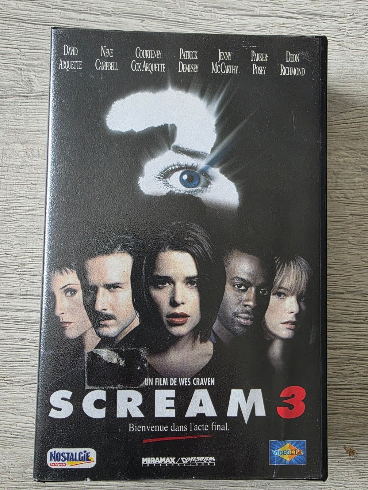 Scream 3 VHS originale neuve !, Enlèvement ou Envoi, Neuf, dans son emballage, Horreur