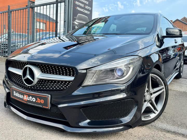 Mercedes Cla Shooting Brake 180 Cdi EURO 6 B EDITION AMG, Auto's, CLA, Zwart, Leder, 5 deurs