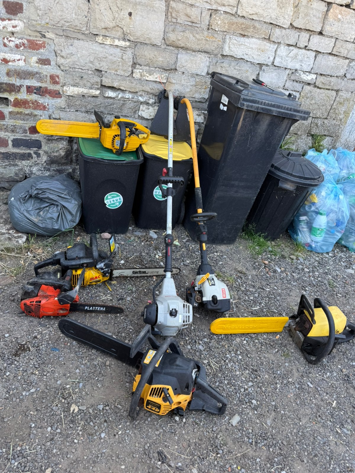 2 débroussailleuse 5 tronçonneuse, Tuin en Terras, Bosmaaiers, Ophalen, Gebruikt