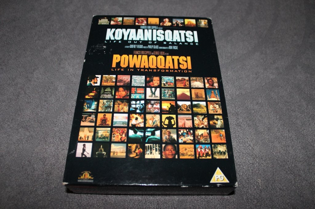 DVD Koyaanisqatsi + Powaqqatsi (import regio 2), Cd's en Dvd's, Import, Alle leeftijden, Nederlands, Ophalen of Verzenden