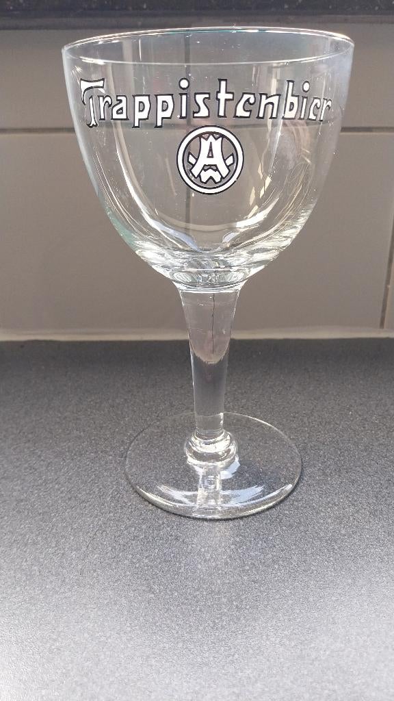 Zeldzaam Trappisten glas Westmalle (1/3), Ophalen of Verzenden, Gebruikt, Glas of Glazen, Overige merken
