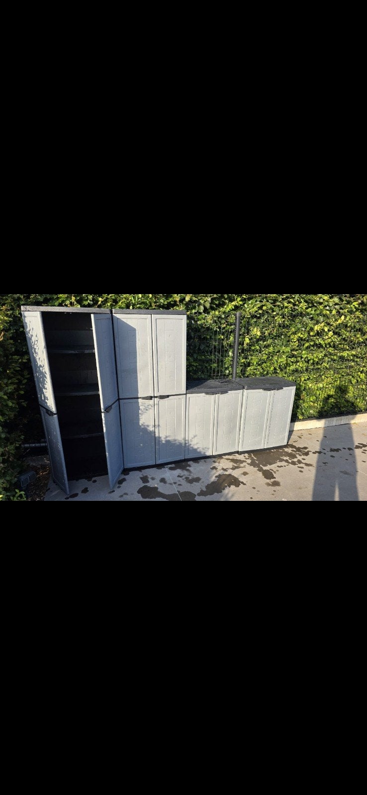Opbergkasten plastic 2 hoge en 2 lage GRATIS OPHALEN, Ophalen