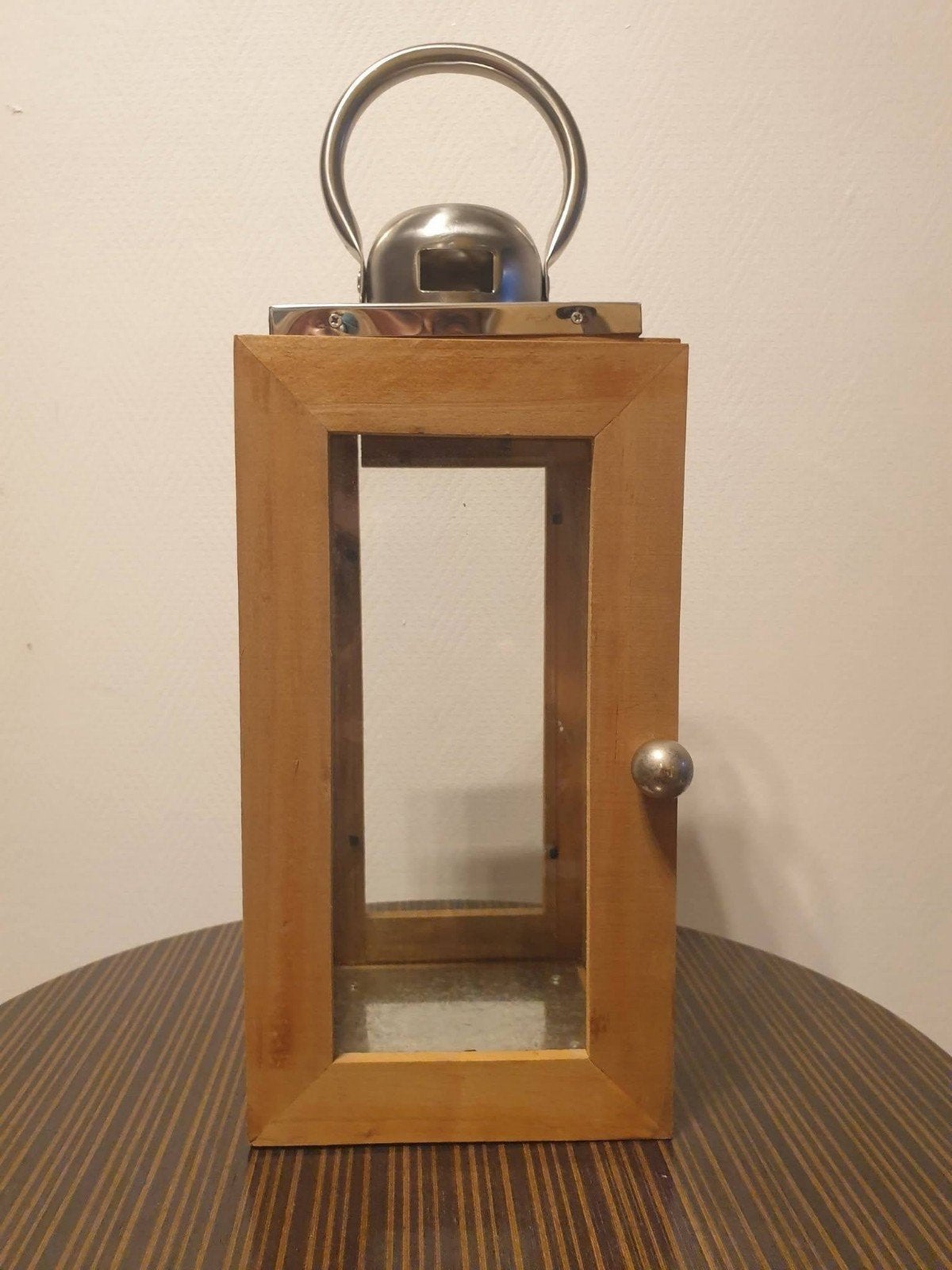 houten lantaarn, Ophalen of Verzenden, Lantaarn