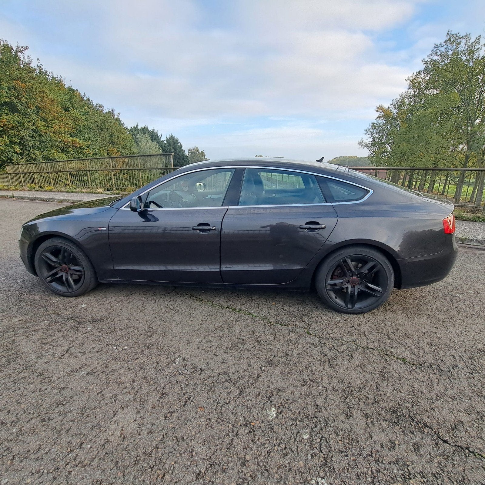 Audi A5, Auto's, Automaat, Zwart, Diesel, 5 deurs