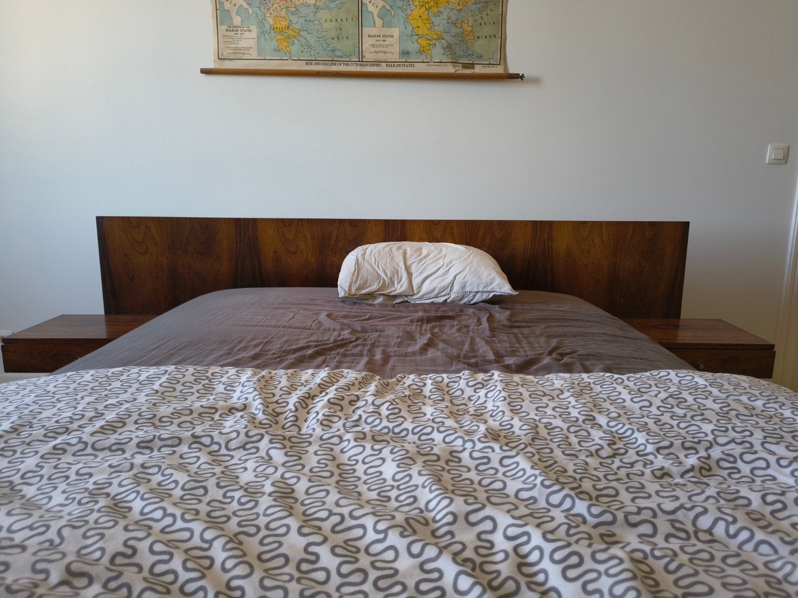 Bed met frame, lattenbodem en matras., Ophalen