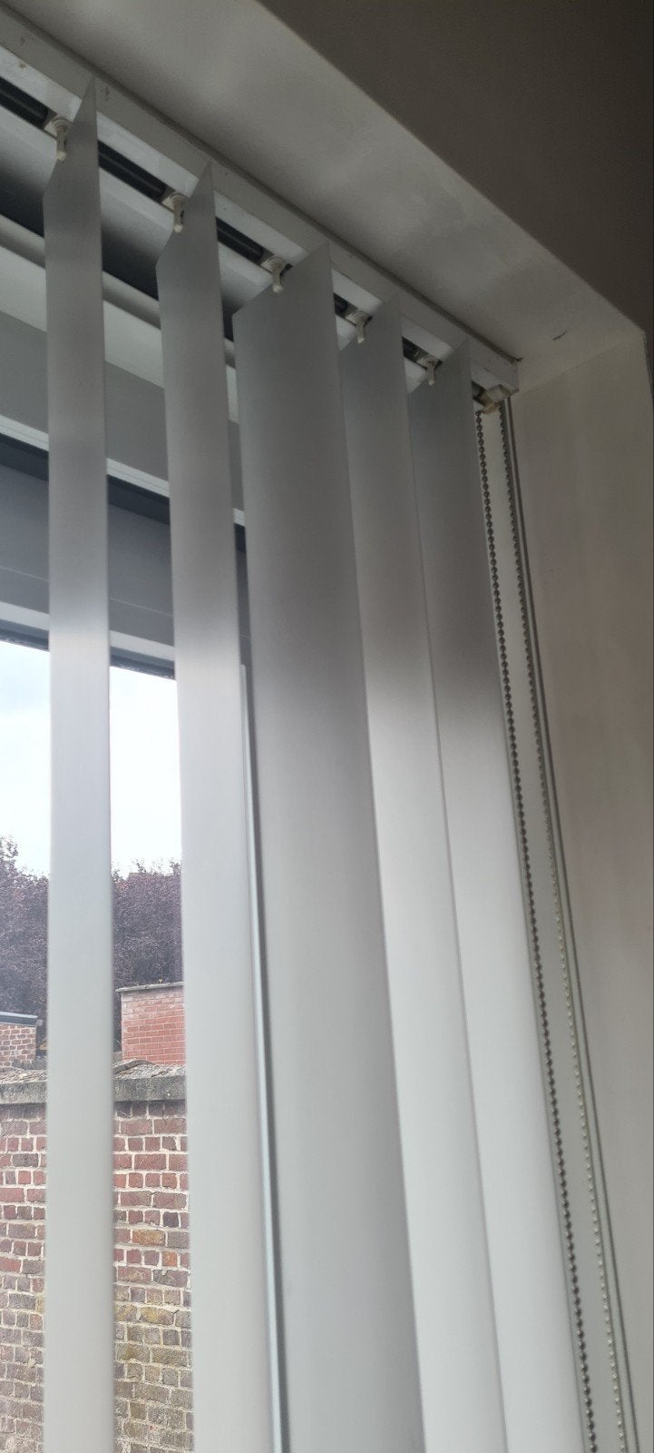 Louverdrape lamellen PVC 2 x 68 cm, Maison & Meubles, Ameublement | Rideaux & Stores à lamelles, Autres marques, 68 cm, Gris, Enlèvement ou Envoi
