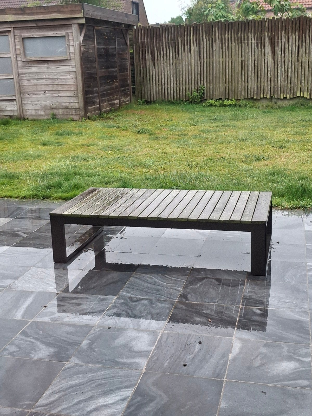 Bijzettafel buiten bristol goeie staat 160x90 en 40 hoog, Enlèvement