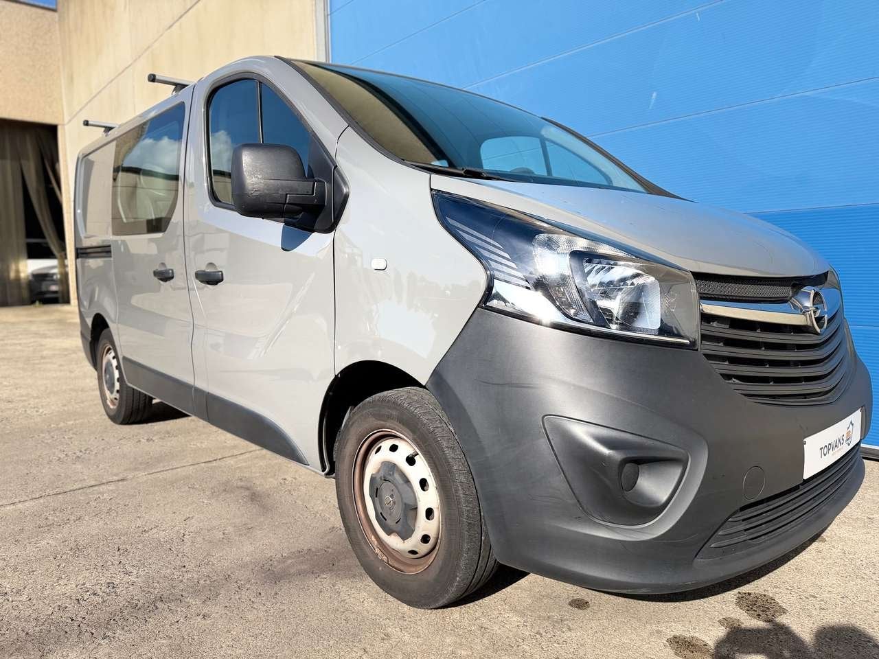 Opel Vivaro 1.6 CDTi Dubbel Cabine 6 PL - GPS - Trekhaak, Autos, 0 kg, Argent ou Gris, Achat, 174 g/km