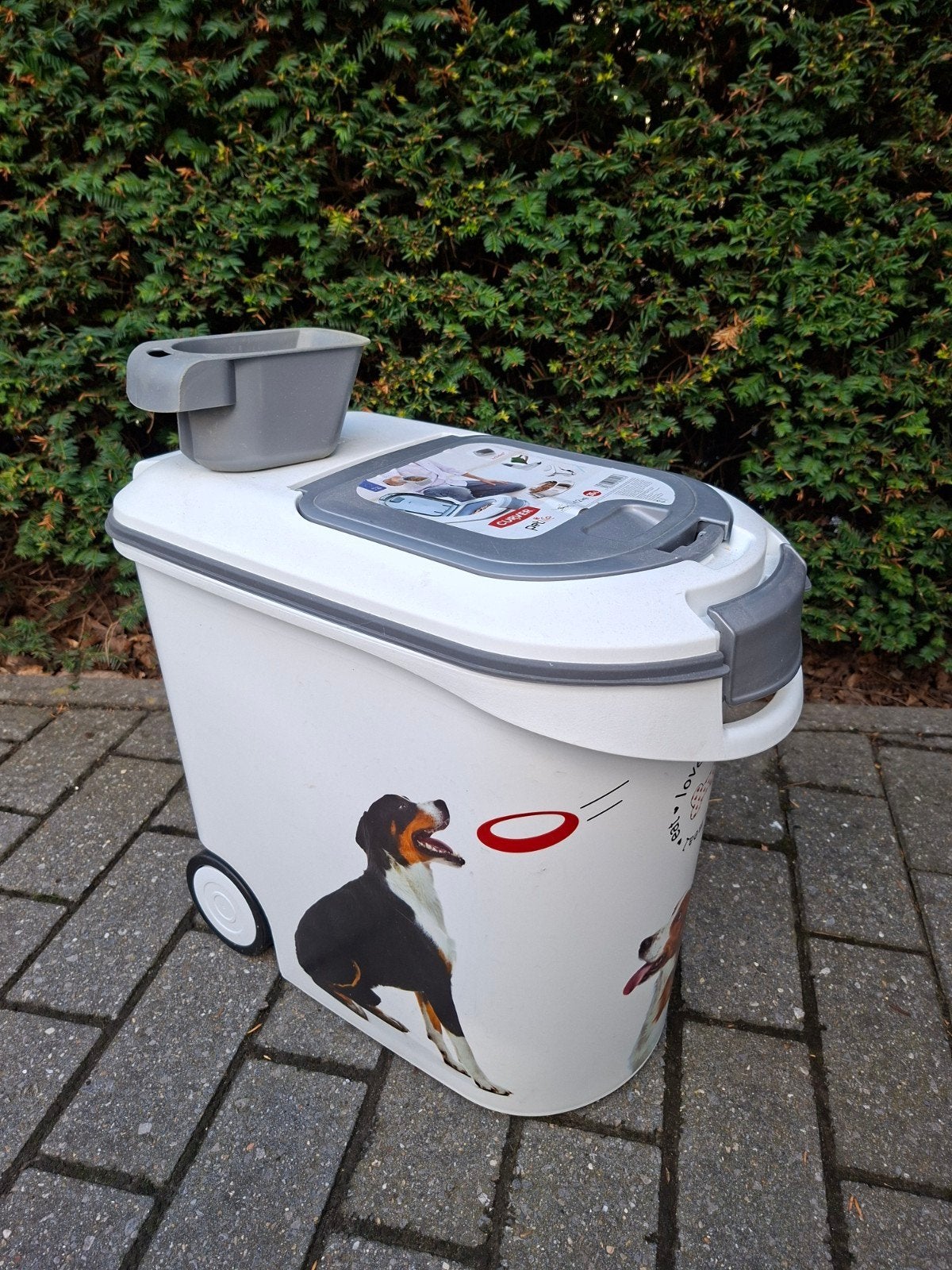 honden voerbak, Ophalen, Gebruikt
