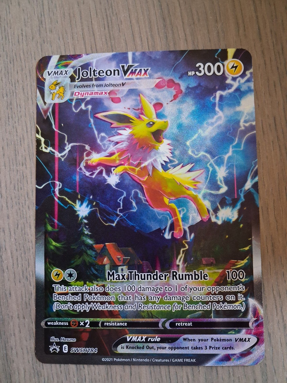 Carte Pokémon - Jolteon Vmax, Enlèvement ou Envoi