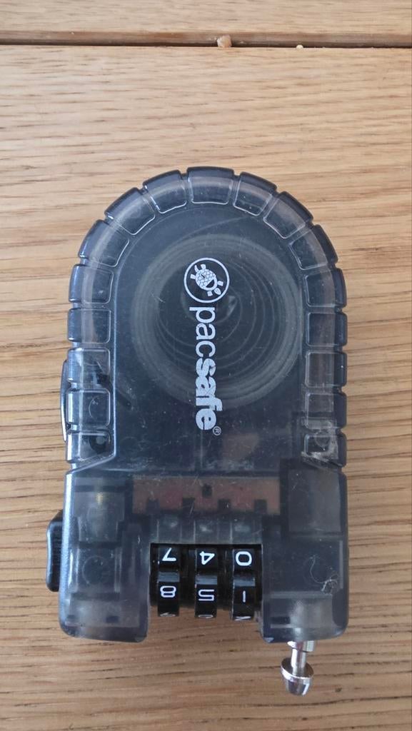 Slotje pacsafe voor allerlei doeleinden., Ophalen of Verzenden
